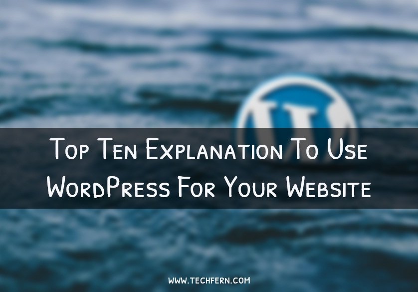 Use WordPress For Your Website